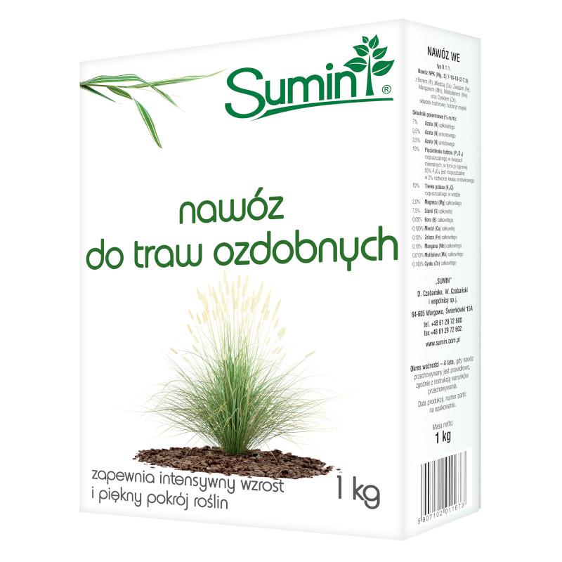 Nawóz do traw ozdobnych 1kg / Sumin Nawóz do traw ozdobnych 1kg / Sumin