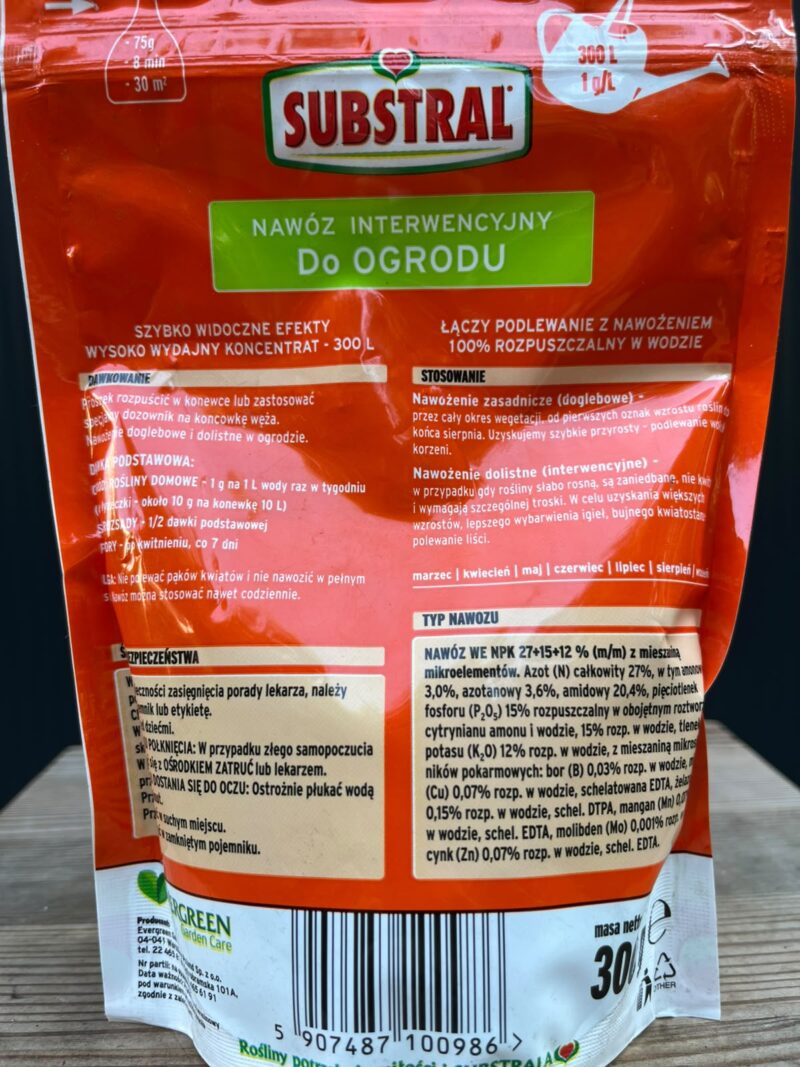SUBSTRAL Magiczna Siła do Ogrodu 300 g