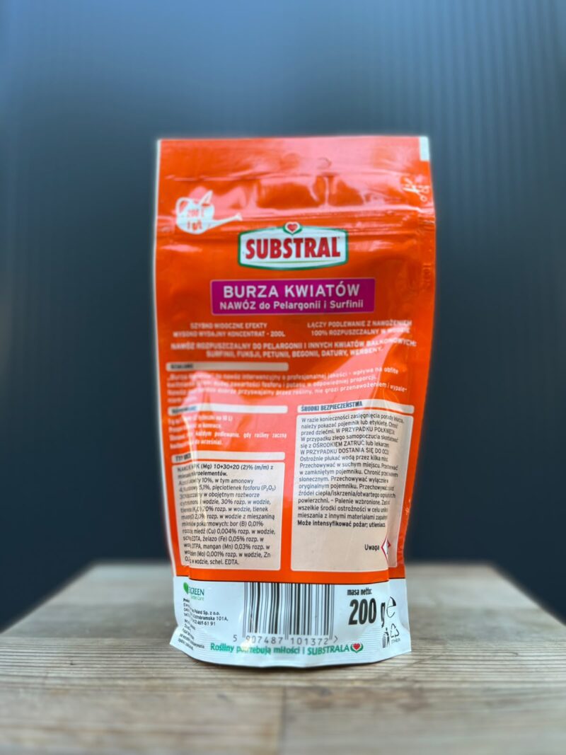 Substral Magiczna Siła Burza Kwiatów 200 g – nawóz do obfitego kwitnienia