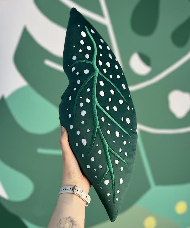 Poduszka Begonia Maculata Leaf Pillows Poduszka Begonia Maculata Leaf Pillows