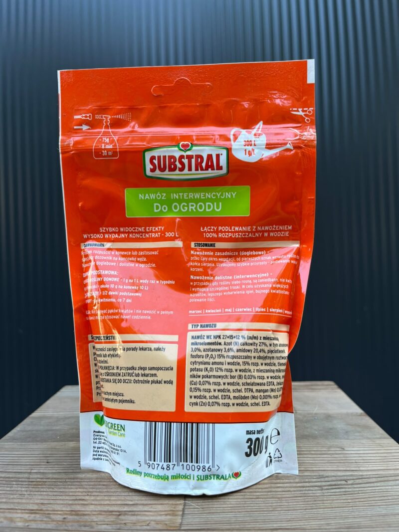 SUBSTRAL Magiczna Siła do Ogrodu 300 g