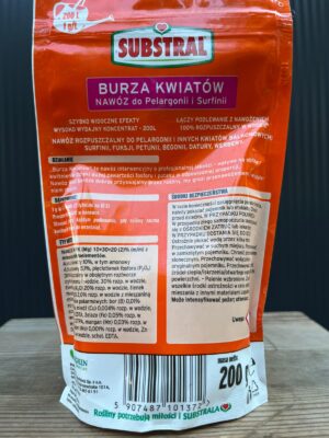 Substral Magiczna Siła Burza Kwiatów 200 g – nawóz do obfitego kwitnienia