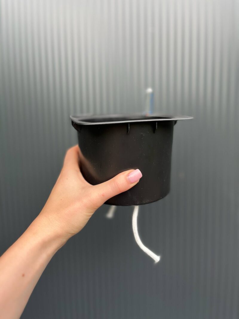 Doniczka samonawadniająca – kwadratowa 12 cm | Hydroponika