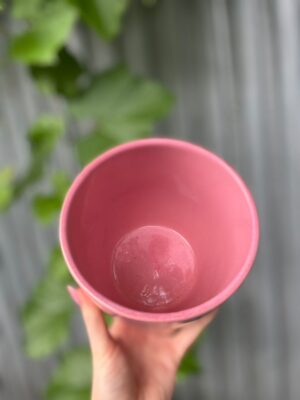 Osłonka ceramiczna różowa 13 cm