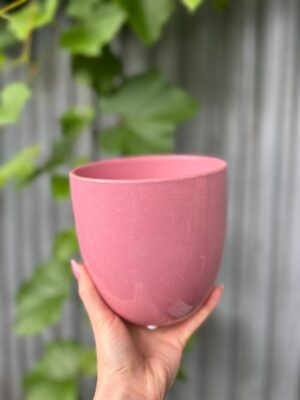 Osłonka ceramiczna różowa 13 cm