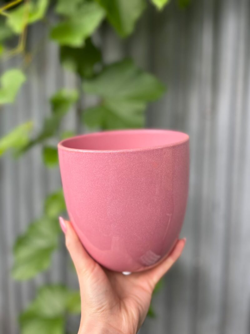 Osłonka ceramiczna różowa 13 cm Osłonka ceramiczna różowa 13 cm