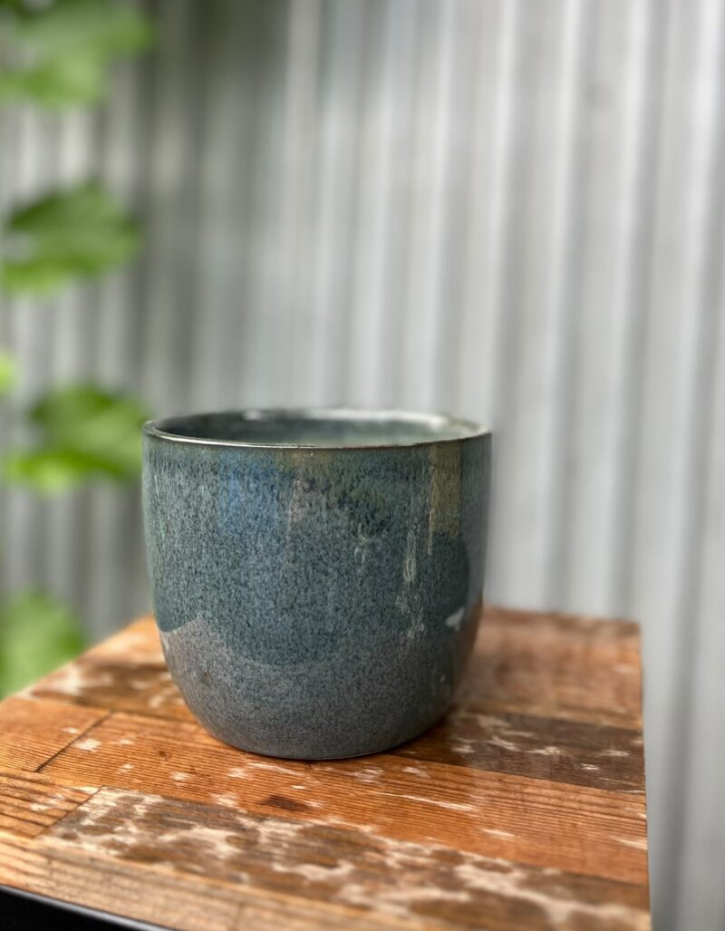 Osłonka ceramiczna 13 cm – petrolowa