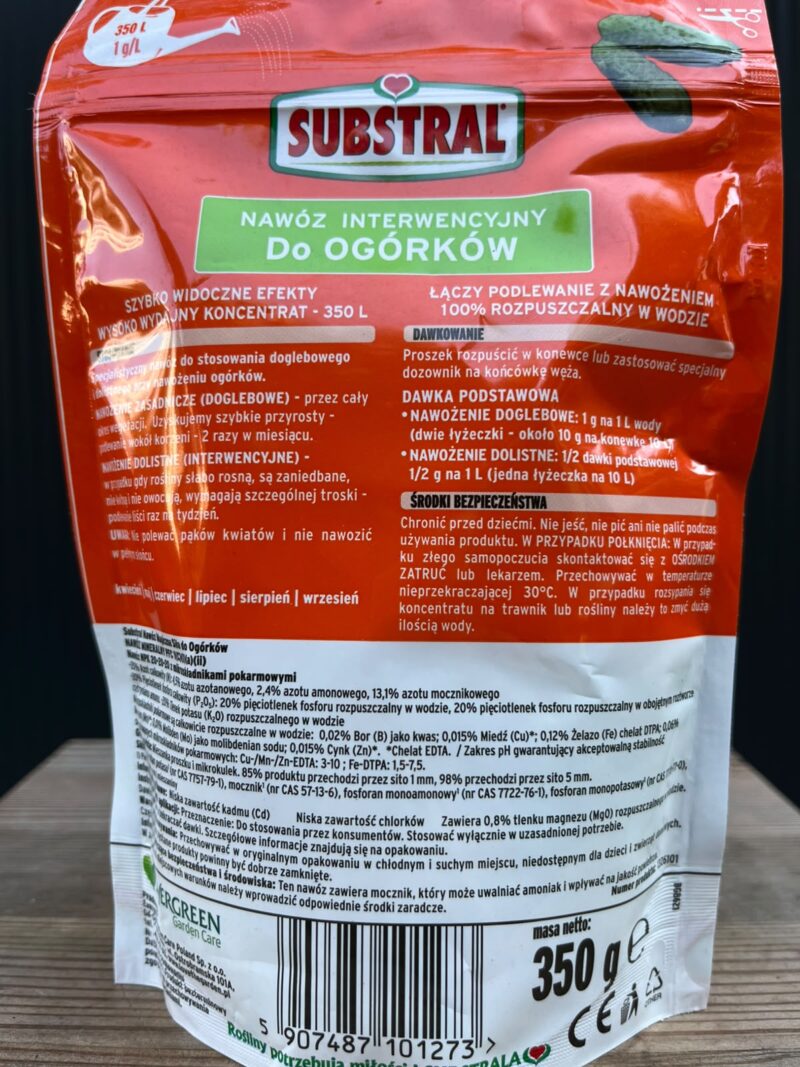 Substral Magiczna Siła Nawóz do Ogórków 350 g