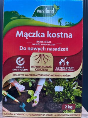 Mączka kostna Westland 2 kg – naturalny nawóz do nowych nasadzeń