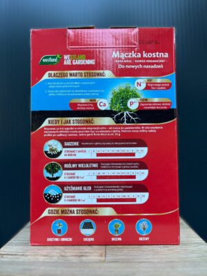 Mączka kostna Westland 2 kg – naturalny nawóz do nowych nasadzeń